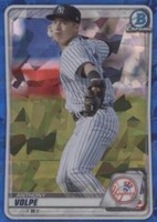 2020 Bowman Chrome Draft Sapphire Edition - Anthony Volpe #BD-178