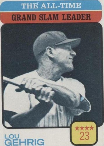 1973 Topps - Lou Gehrig #472
