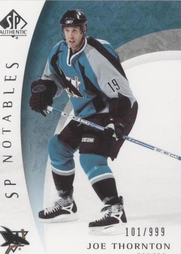 2005-06 SP Authentic - Joe Thornton #109