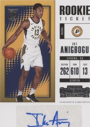 2017-18 Panini Contenders - Ike Anigbogu #ST-IKA