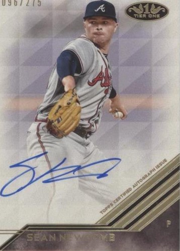2018 Topps Tier One - Sean Newcomb #BA-SNE