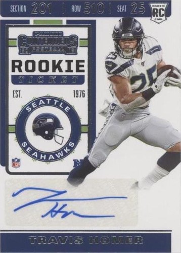 2019 Panini Contenders Travis Homer #229