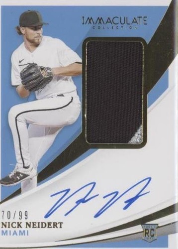 2021 Panini Immaculate Collection - Nick Neidert #156