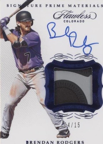 2020 Panini Flawless - Brendan Rodgers #SPM-BR