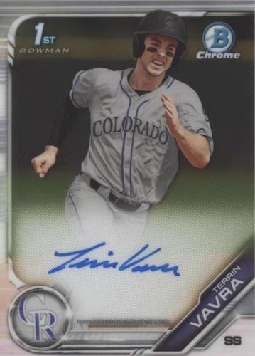 その他 Brock Deatherage Bowman Chrome Rc Auto 2019 Bowman Chrome Orange Brock Deatherage Autograph RC 18