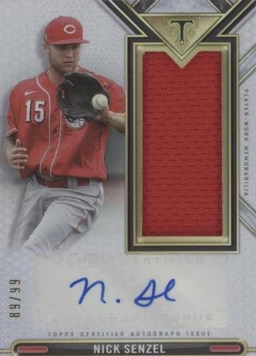 2021 Topps Triple Threads - Nick Senzel #ASJR-NS