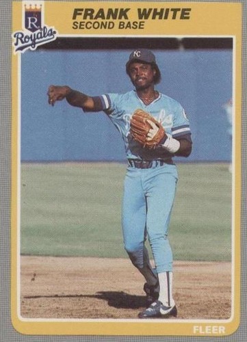 1985 Fleer - Frank White #217