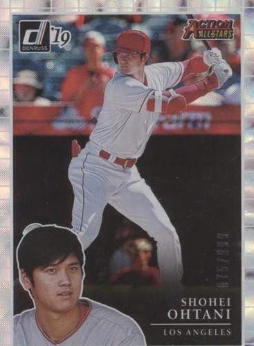 2019 Donruss Action All-Stars SHOHEI OHTANI Blue /249 PSA 10