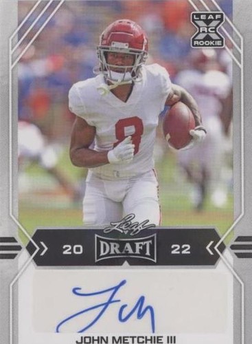 2022 Leaf Draft John Metchie III #BA-JM1