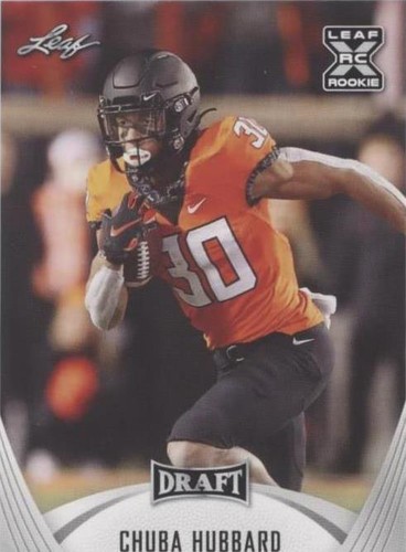 2021 Leaf Draft Chuba Hubbard #16