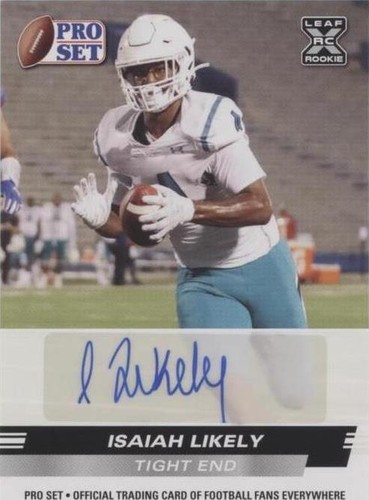 2022 Leaf Pro Set Draft Isaiah Likely #PSA-IL1