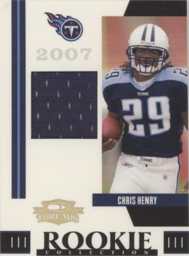 2007 Donruss Threads Chris Henry #RCM-3