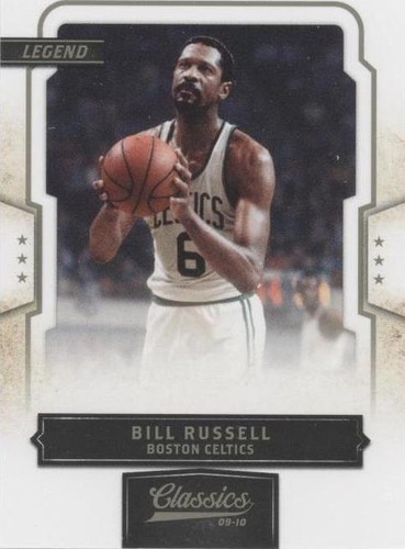 その他 topps bowman Bill Russell auto card 2009-10 Topps Bowman HOF Bill Russell Signed Patch Auto