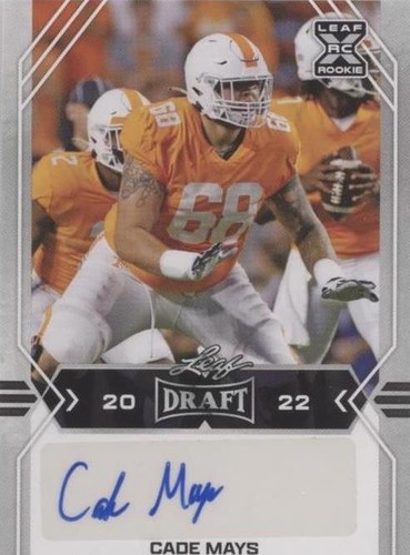 2022 Leaf Draft Cade Mays #BA-CM2