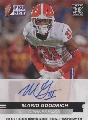2022 Leaf Pro Set Draft Mario Goodrich #PSA-MG1