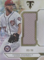 2018 Topps Triple Threads - Stephen Strasburg #SJR-SS2