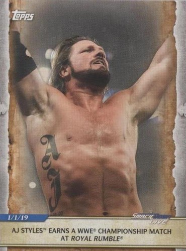 2020 Topps WWE Road to Wrestlemania - AJ Styles #78
