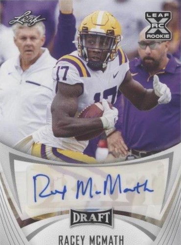 2021 Leaf Draft Racey McMath #BA-RM2