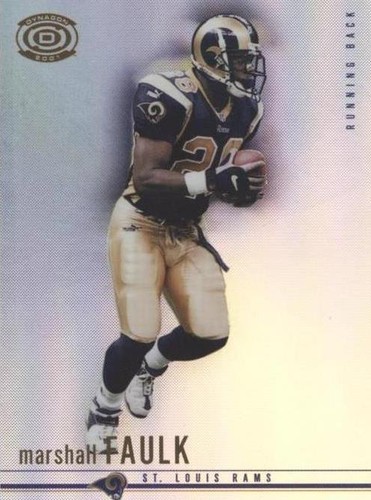 2001 Pacific Dynagon Marshall Faulk #77