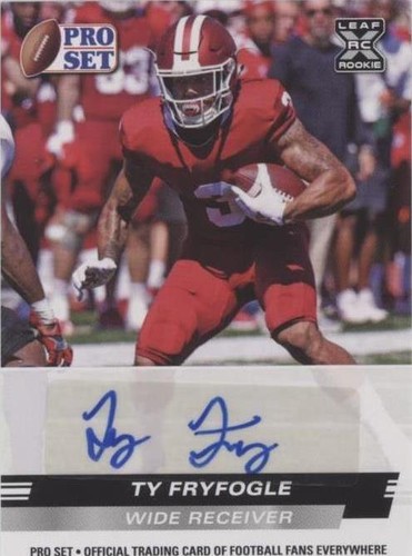 2022 Leaf Pro Set Draft Ty Fryfogle #PSA-TF1