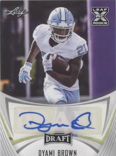 2021 Leaf Draft Dyami Brown #BA-DB1