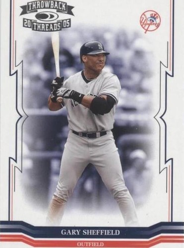 2005 Donruss Throwback Threads - Gary Sheffield #216