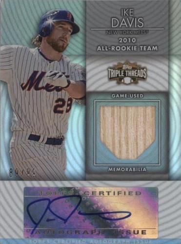2012 Topps Triple Threads - Ike Davis #TTUAR-54