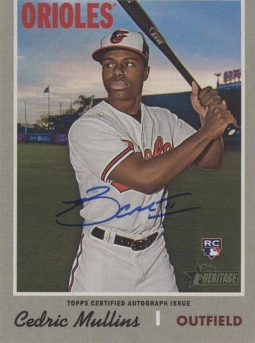 2019 Topps Heritage High Number - Cedric Mullins #ROA-CM