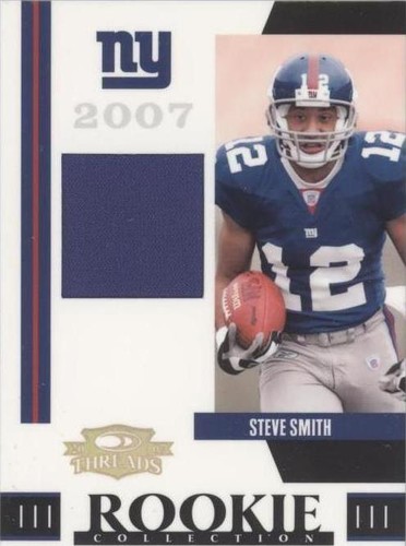 2007 Donruss Threads Steve Smith #RCM-18