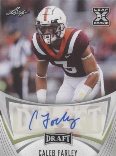 2021 Leaf Draft Caleb Farley #BA-CF1