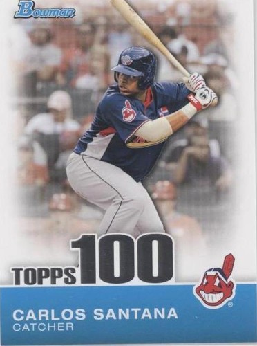 2010 Bowman - Carlos Santana #TP12