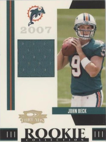 2007 Donruss Threads John Beck #RCM-21