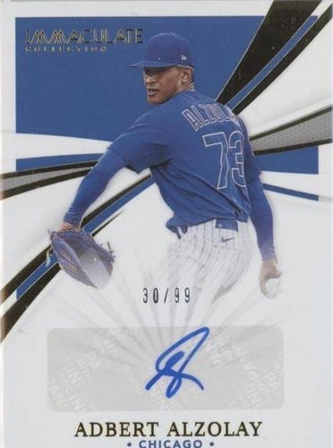 2021 Panini Immaculate Collection - Adbert Alzolay #IS-AA