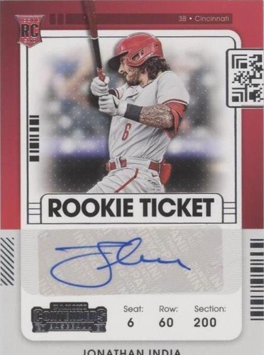 2021 Panini Contenders - Jonathan India #182