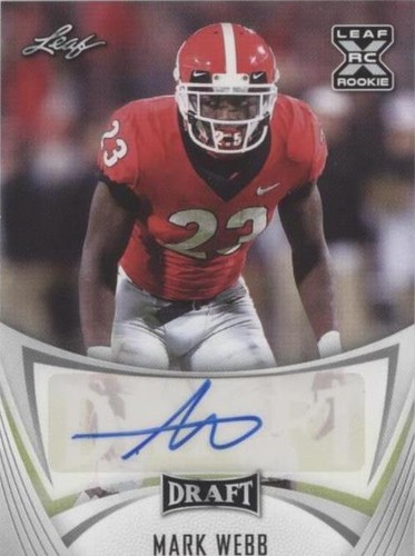 2021 Leaf Draft Mark Webb #BA-MW3