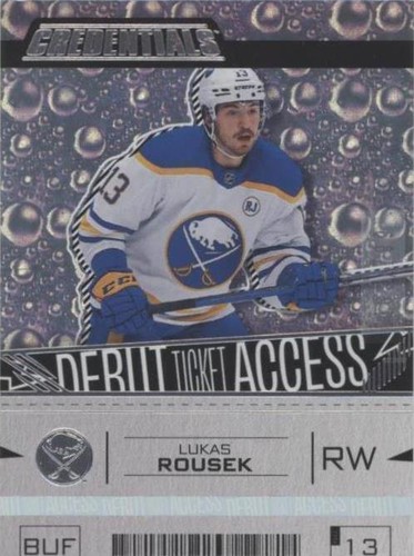 2023-24 Upper Deck Credentials - Lukas Rousek #176