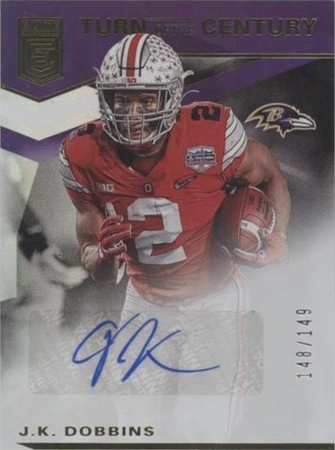 2020 Panini Donruss Elite J.K. Dobbins #TC-JKD