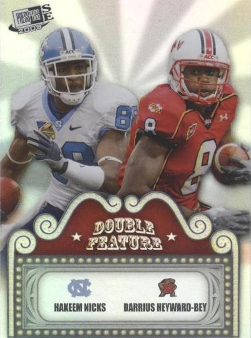 2009 Press Pass Signature Edition Darrius Heyward-Bey Hakeem Nicks #DF-6