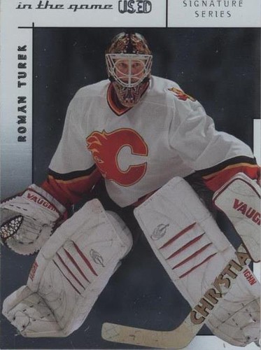 2003-04 In the Game-Used Signature Series - Roman Turek #79