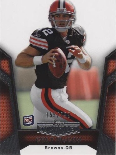 2010 Topps Unrivaled Colt McCoy #126