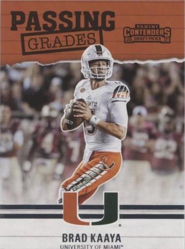 2017 Panini Contenders Draft Picks Brad Kaaya #3