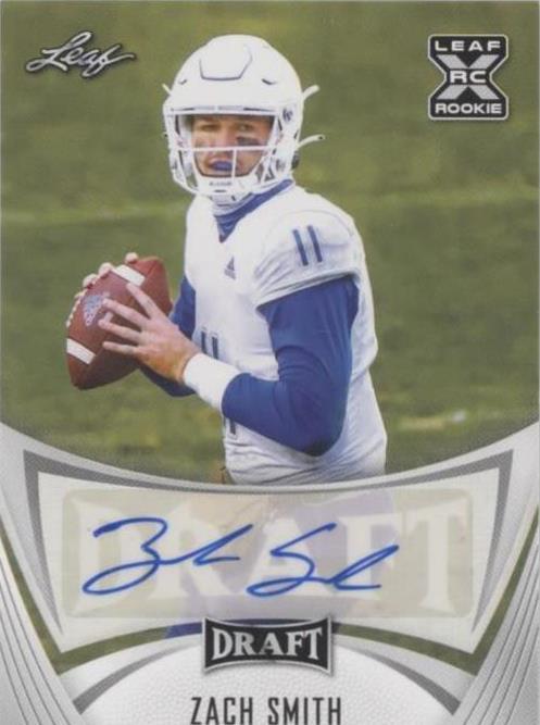 2021 Leaf Draft Zach Smith #BA-ZS1