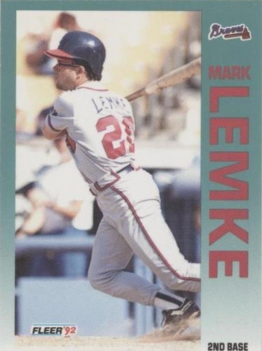 1992 Fleer - Mark Lemke #362