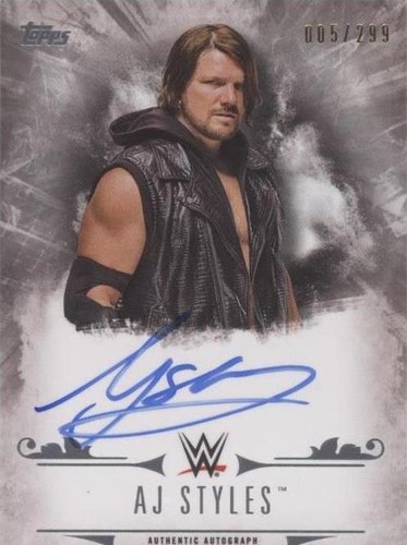 2016 Topps WWE Undisputed - AJ Styles #UA-AJS