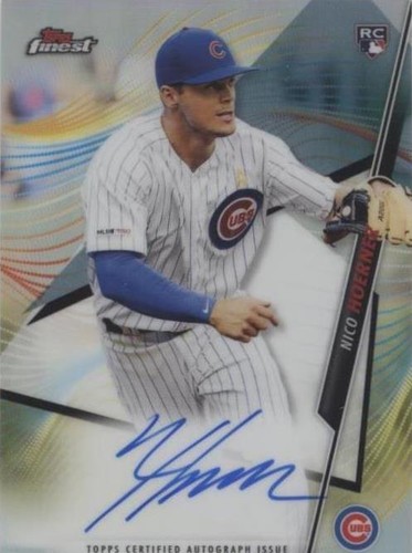 2020 Topps Finest - Nico Hoerner #FA-NH