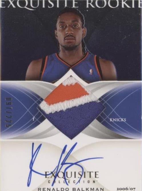 2006-07 Upper Deck Exquisite Collection - Renaldo Balkman #59
