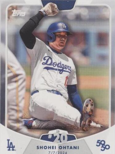 2024 MLB TOPPS CHROME SHOEI OHTANI CHROME REFRACTOR 50/50