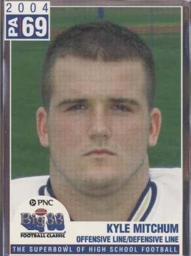 2004 PNC Big 33 Football Classic Kyle Mitchum #PA69