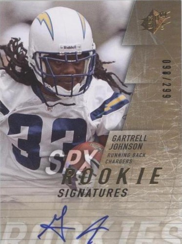 2009 SPx Gartrell Johnson #127