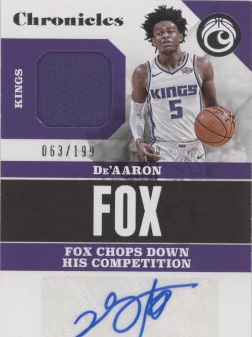 De'Aaron Fox Trading Cards for sale | eBay